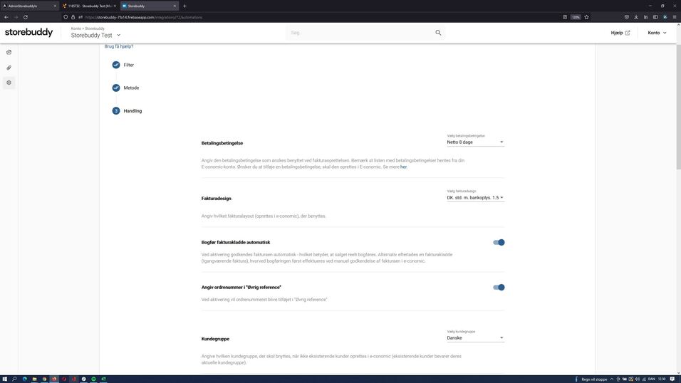 App screenshot: Prestashop