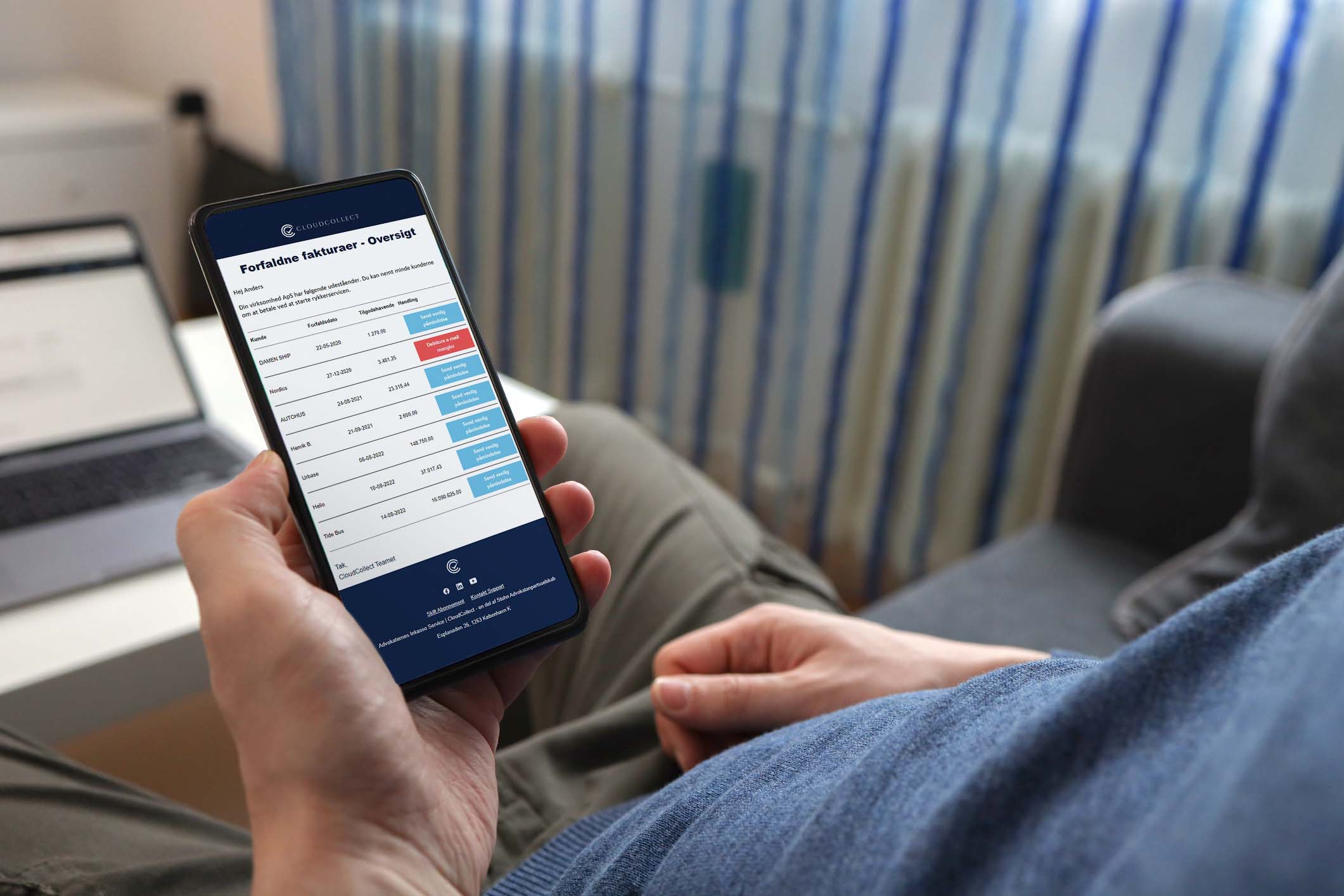 App screenshot: CloudCollect