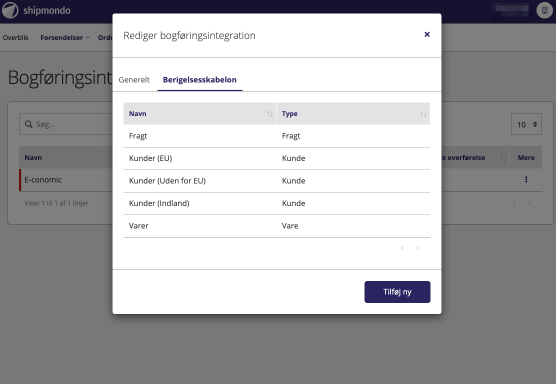 App screenshot: WooCommerce-integration
