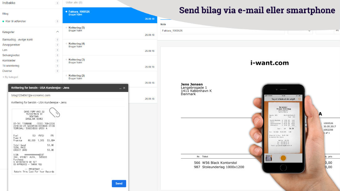App screenshot: Indscanning