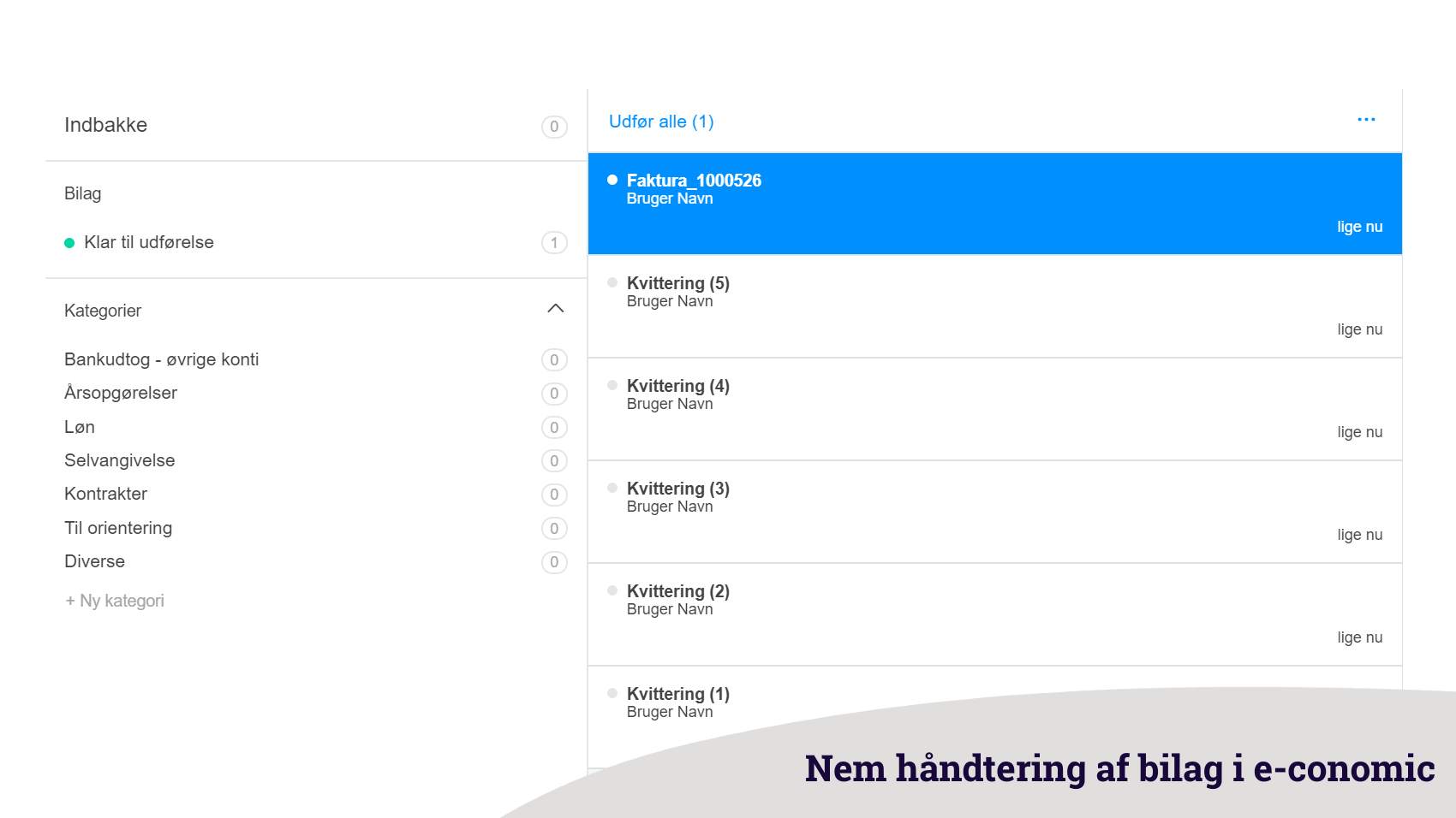 App screenshot: Indscanning