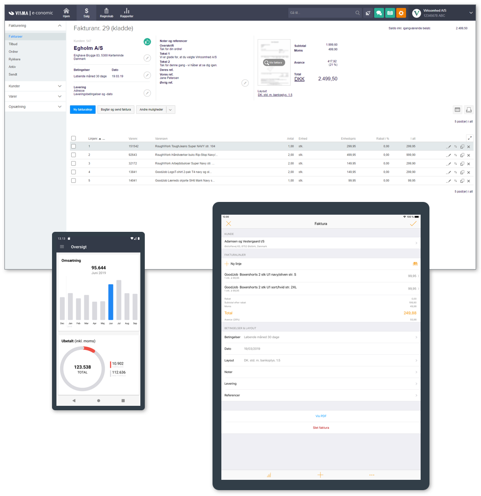 App screenshot: C5-konvertering