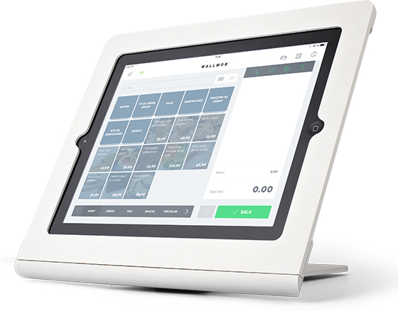 App screenshot: Wallmob POS