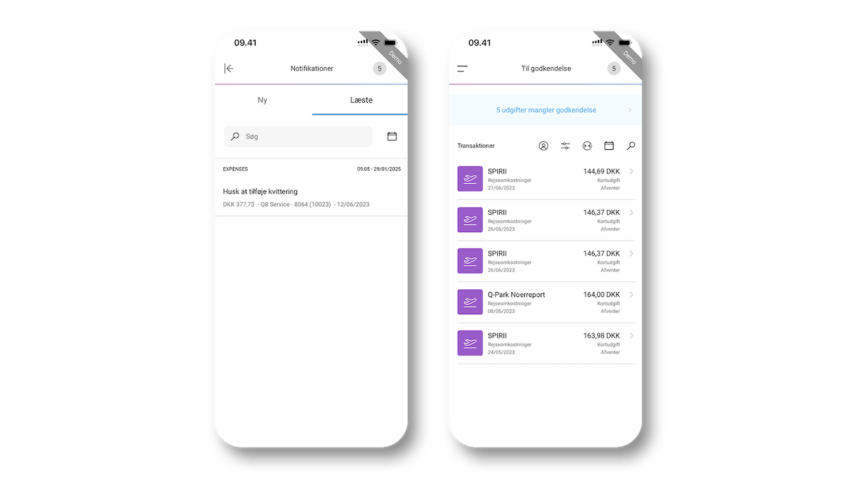 App screenshot: Zenegy Expense