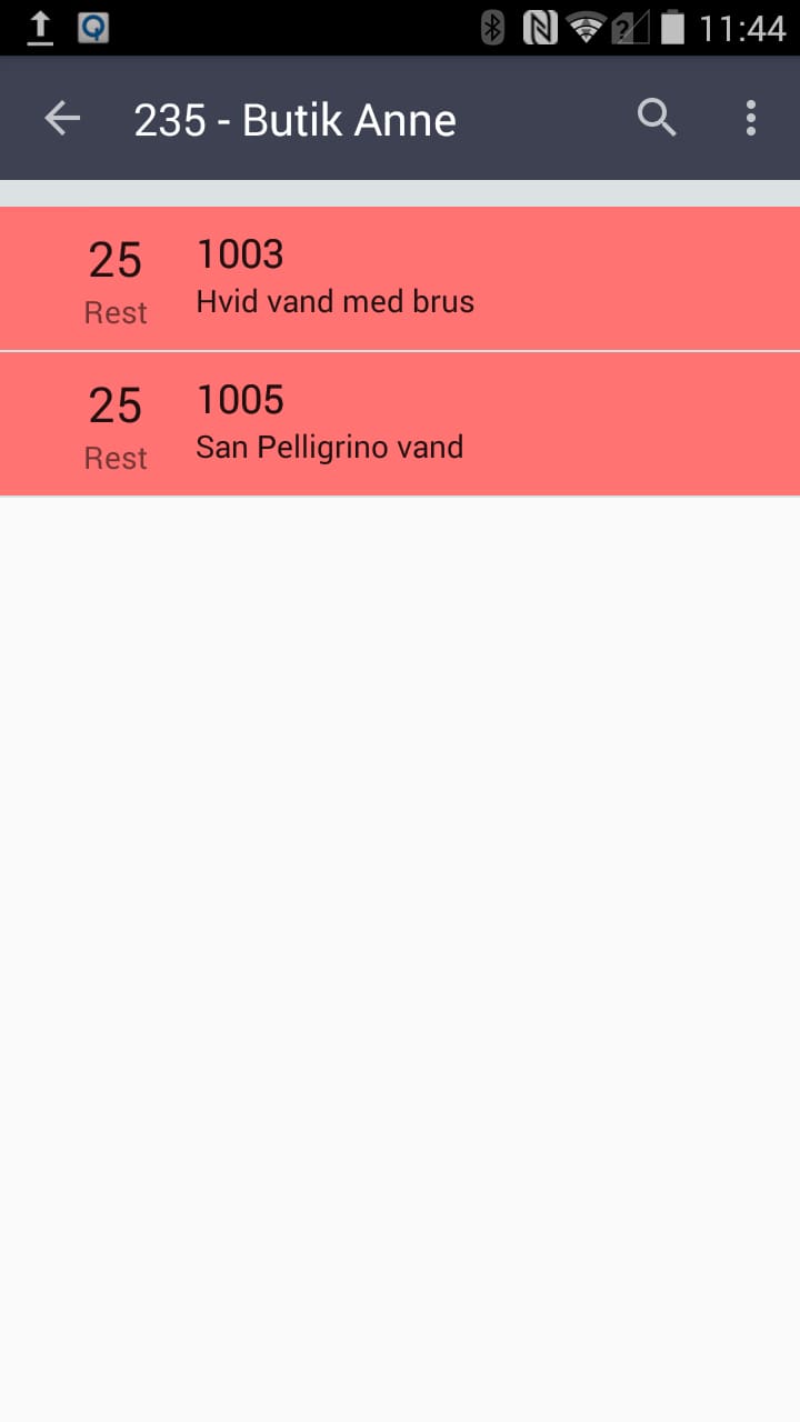 App screenshot: itn|wms2go