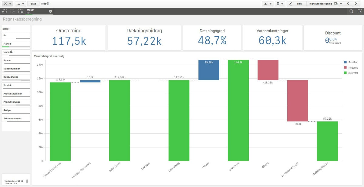 App screenshot: Negovista Dashboard