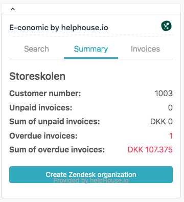 App screenshot: Zendesk Support