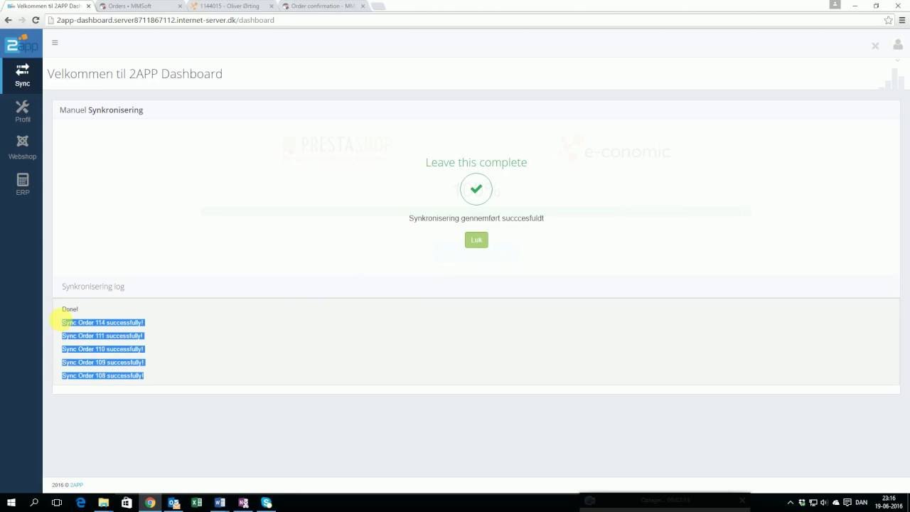 App video: HikaShop til e-conomic