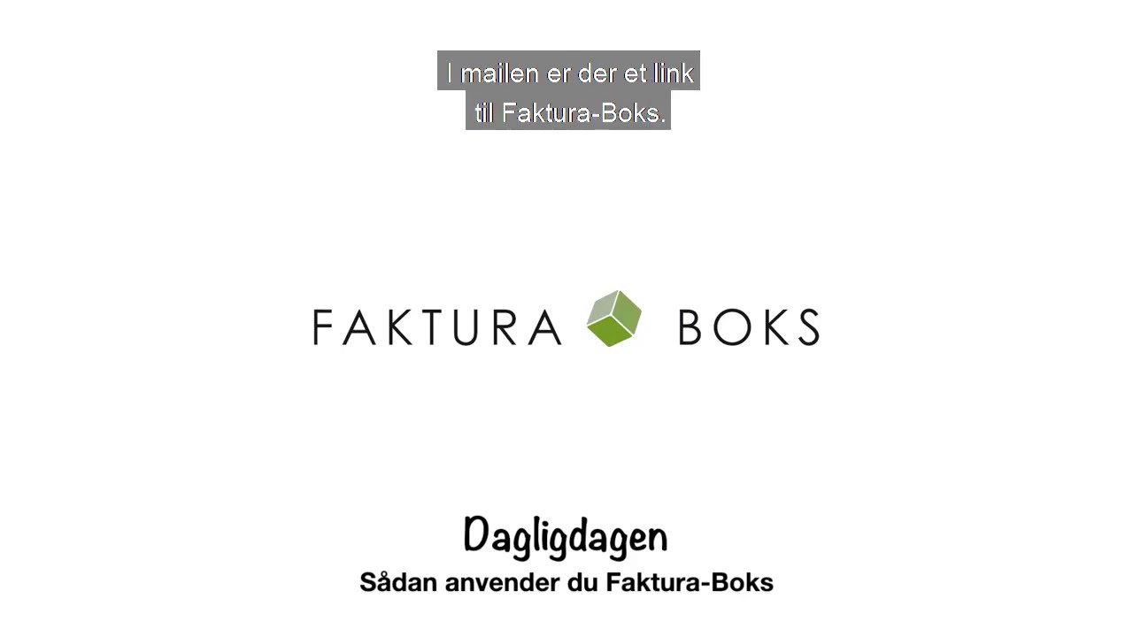 App video: Faktura-Boks