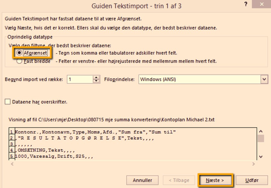 Viser knappen 'Aktivér redigering' i en Excel-fil – bruges til at fjerne beskyttet visning og kunne redigere i filen.