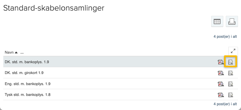 Viser layout-ikonet i oversigten over standard-skabelonsamlinger – bruges til at tilpasse layoutet for en skabelon.