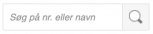 Viser søgefeltet i Salg – bruges til at søge efter poster på nummer eller navn.