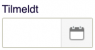 Viser et datofelt med kalenderikon i Salg – bruges til at angive en tilmeldingsdato.