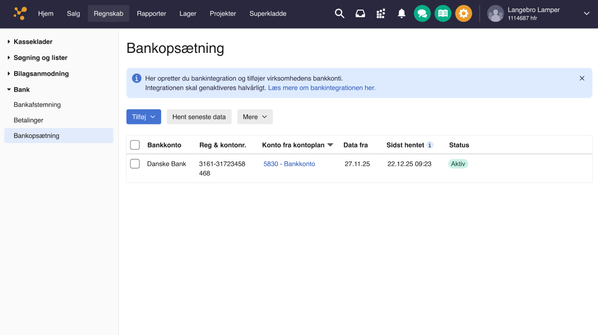 bankintegration update 